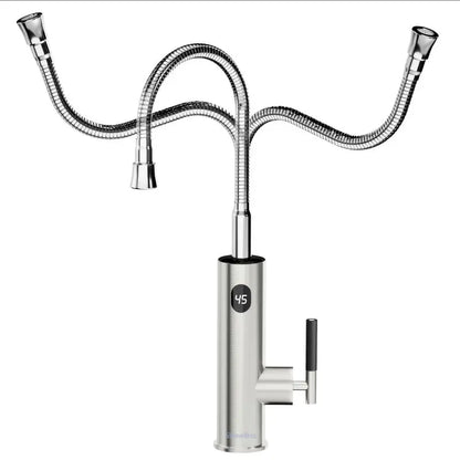 Briwellna Electric Water Heater Hot Water Faucet 2 in 1 Basin Tap Tankless Geyser 220V Instant Water Heater Faucet For Home