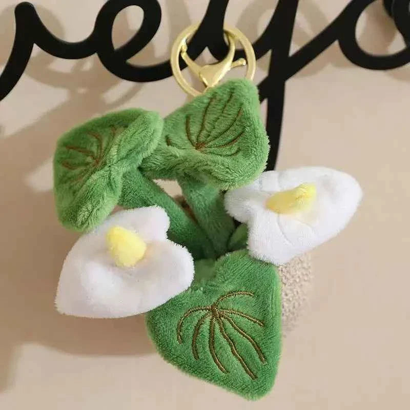 Cute Simulated Flower Plush Doll (4/13.8 in) - Cartoon Anime Backpack Pendant & Pillow Gift