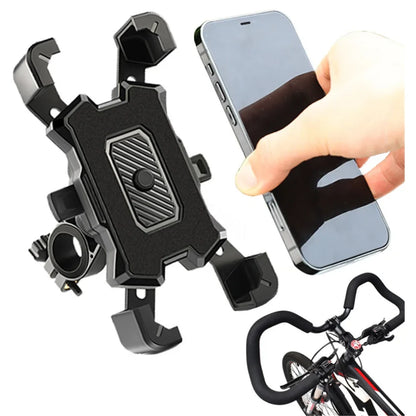 Universal Waterproof Bicycle Phone Holder Adjustable Clamp for Motorcycles Cycling Accessories Bike Rearview Mirror Mount