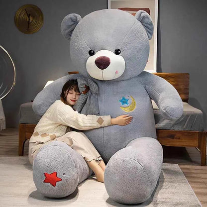 Giant Star Moon Teddy Bear Plush Toy (23.6-47.2 in) - Soft Stuffed Animal Gift