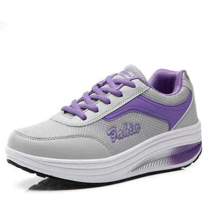 Women Breathable Lightweight Platform Walking Sneakers