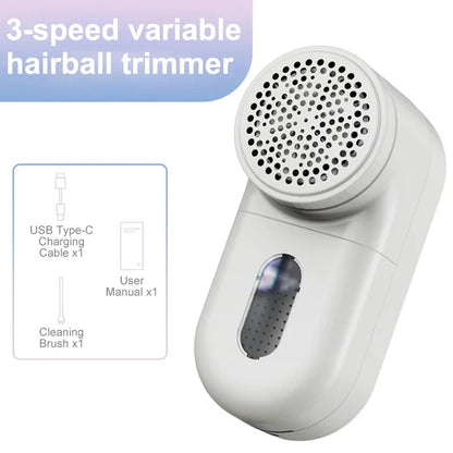 2026 Winter Must-have Lint Remover Hair Ball Trimmer Sweater Remover 5 Leaf CutterHead Motor Trimmer With Small Brush Inside