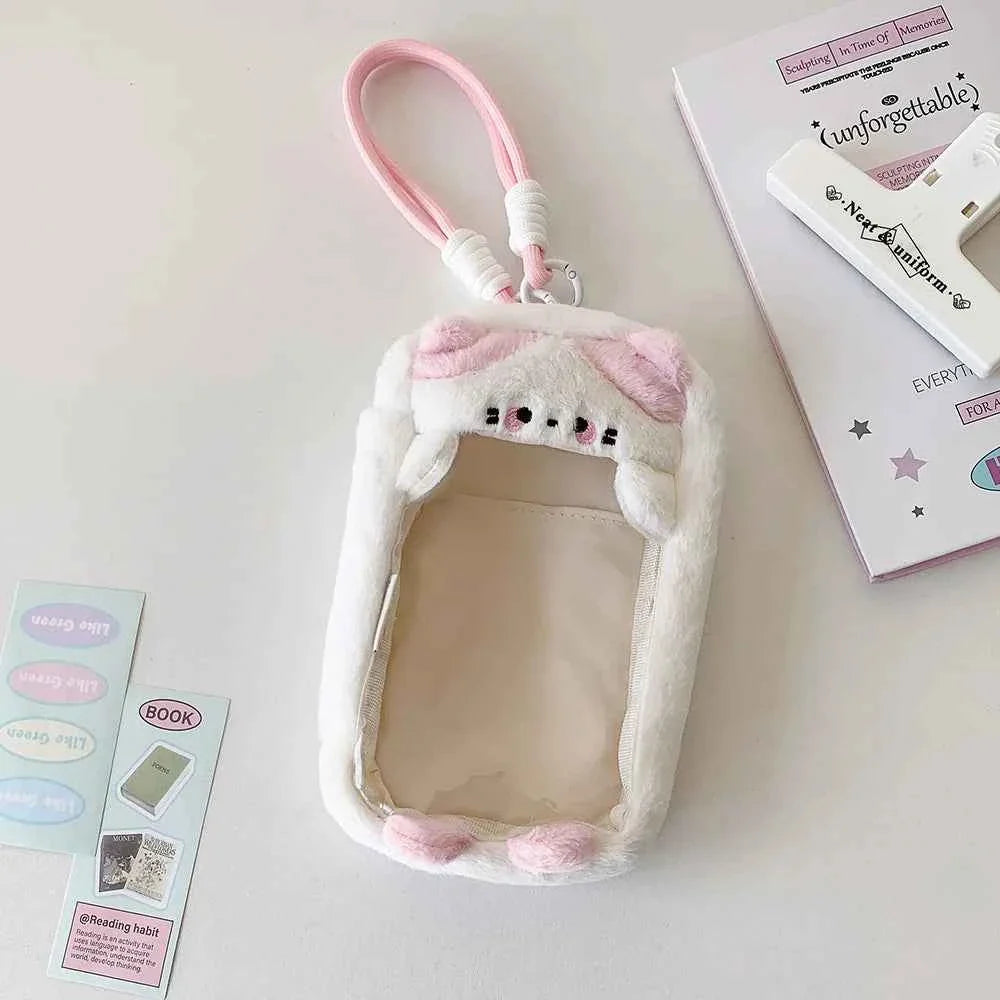 Cartoon Window Storage Bag Handle Walking Handbag Phone Bag