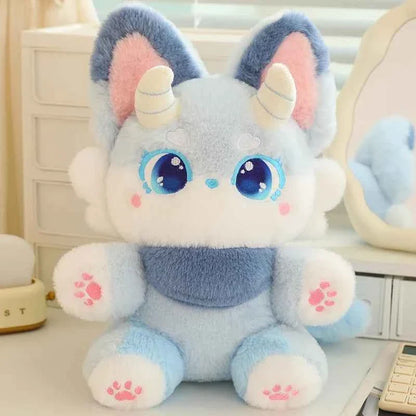 Kawaii Phantom Fox Plush Toy 30–50cm – Soft Fox Pillow Cute Stuffed Animal Gift