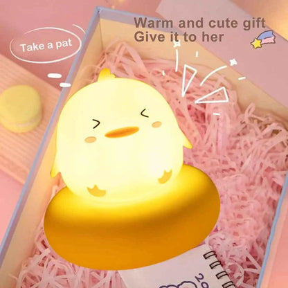 Cute Animal Night Light for Kids - 3 Level Dimmable Nursery Sleeping Lamp