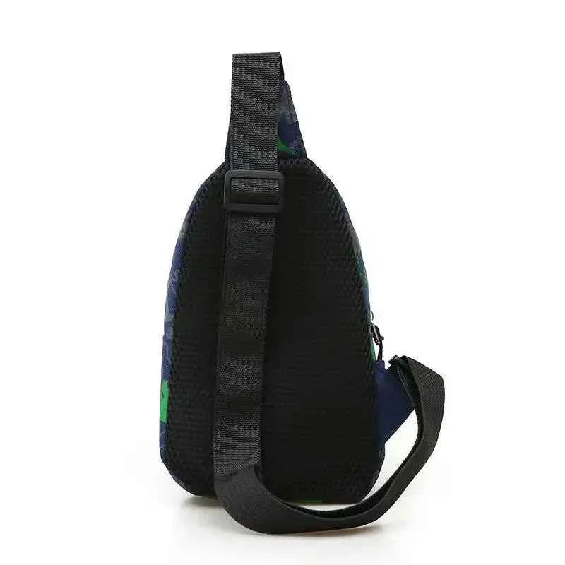 Cute Dinosaur Children's Sling Bag (7.1 in) - Waterproof Oxford Crossbody Chest Bag