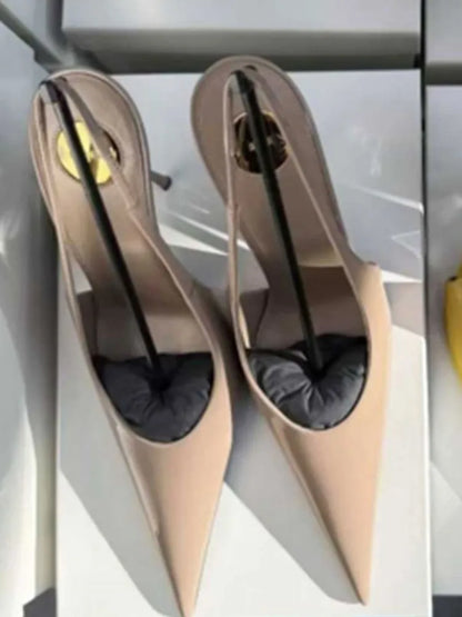 2026 Spring/Summer New Pointed Stiletto Sandals Fashionable and Sexy Party Wedding Women's High Heel Sandals