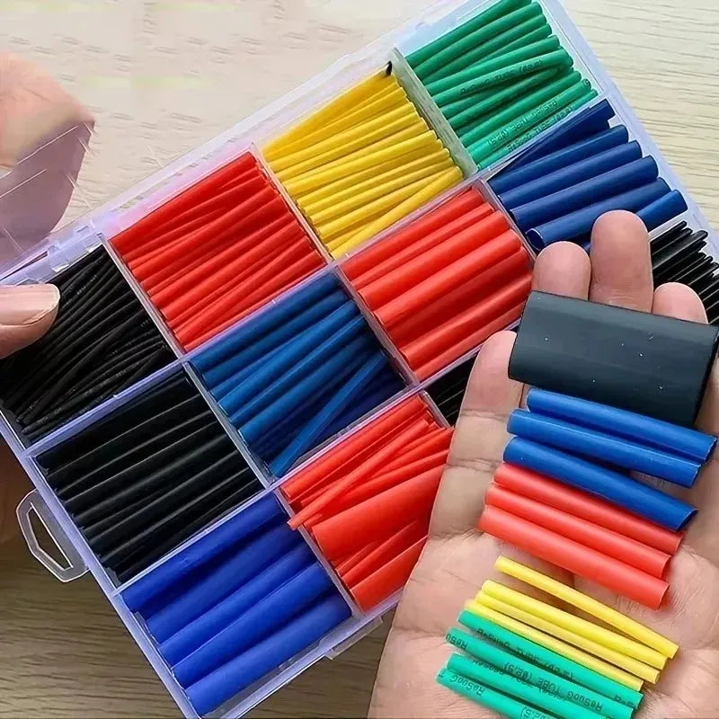 Heat-shrink Tubing Thermoresistant Tube Heat Shrink Wrapping Kit Electrical Connection Wire Cable Insulation Sleeved Protecter
