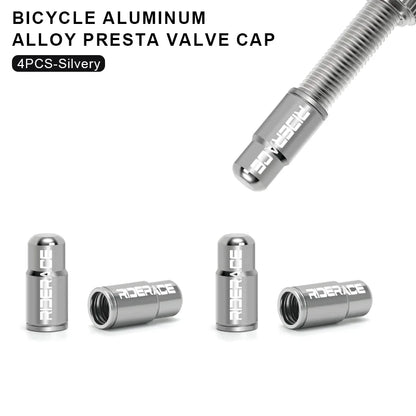 2/4/10Pcs Bicycle Tire Valve Cap Dustproof Lightweight Aluminum Alloy MTB Road Bike Tube Tyre Gas Nozzle Cover For FV Presta