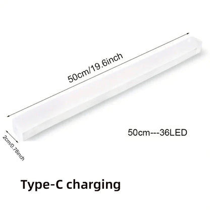 Motion Sensor Lamp Night Light Wireless LED USB Type C Rechargeable Lamp for Kitchen Cabinet Bedroom Wardrobe Staircase Lighting