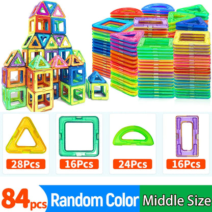 Magnetic Building Blocks - STEM Educational Toys for Kids Aged 4-12