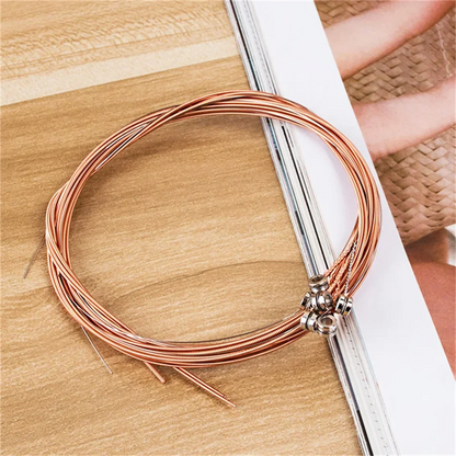 Miwayer  Acoustic Guitar Strings - High Carbon Steel Core, Rust-Resistant & Long-Lasting, Bright & Balanced Tone