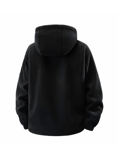 Men's Autumn and Winter Outdoor Hooded Jacket, Suitable for Daily Wear at Home, for Travel, Parties, Commuting, Outdoor Fashion Versatile, Enhances Temperament, Streetwear, Travel Wear.