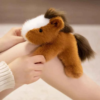 Kawaii Cartoon Plush Wrist Rest Doll (7 in) - Horse, Duck, Cow, Frog Stuffed Animal Office Companion
