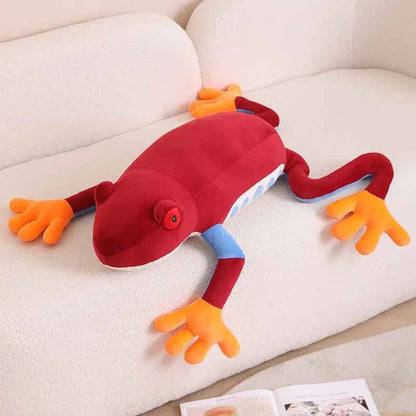 75cm Giant Colorful Frog Plush Doll Pillow Long Legs Big