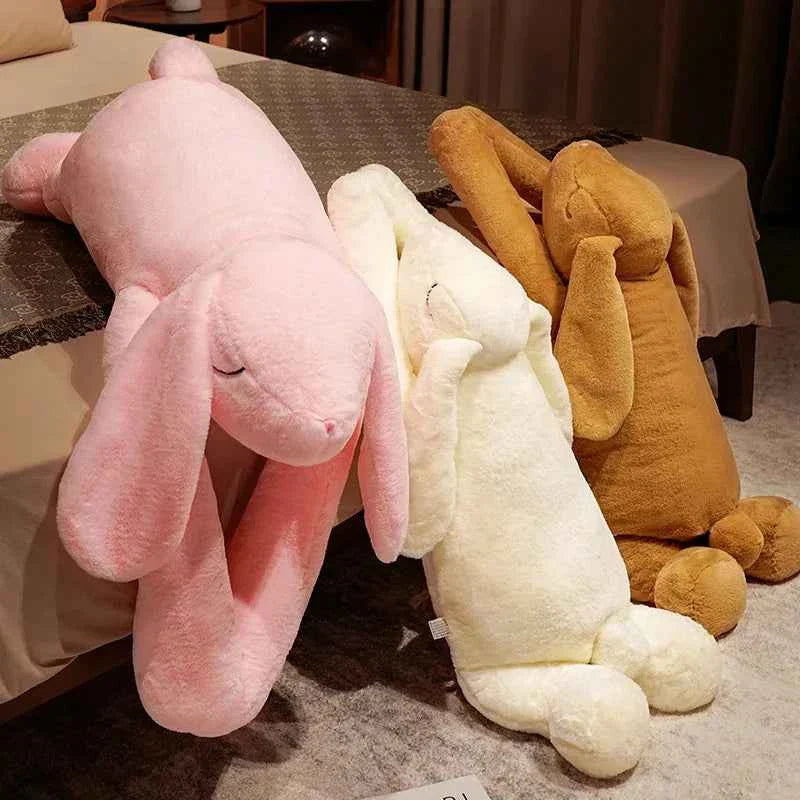 Lovely Giant Big Ear Bunny Plush Toy (35.4/43.3 in) - Soft Rabbit Stuffed Pillow Gift