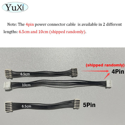 2Pcs Power Connector Cables For PS4 1000 1100 1200 5Pin 4Pin Host Power Line Cord For PlayStation 4 240AR 200ER Replacement Part