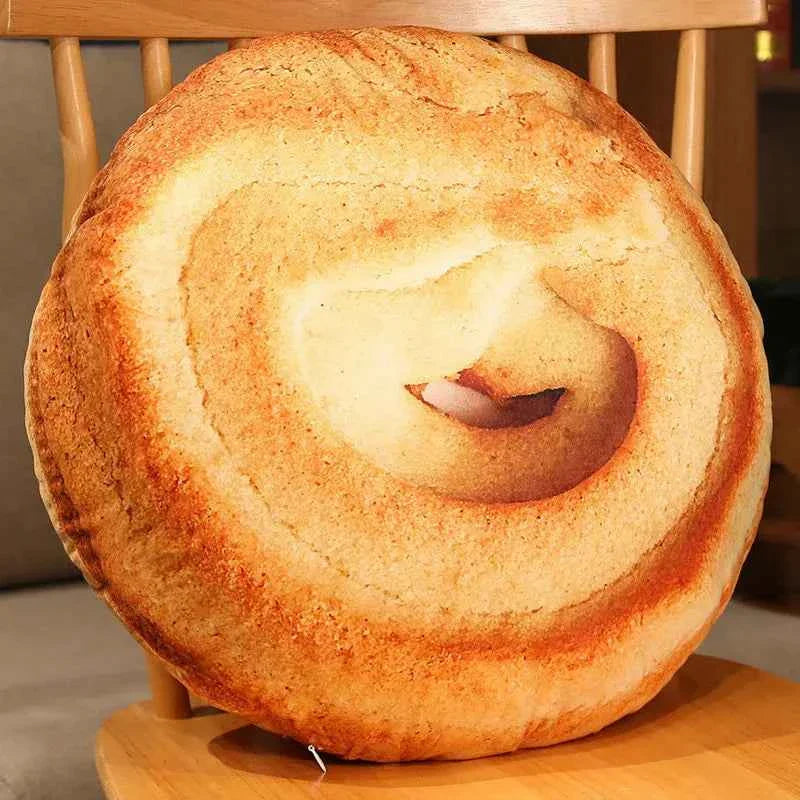 45cm (17.7") Cookie Plush Pillow – Cute Biscuit Cushion Soft Funny Sofa & Bed Decor Toy