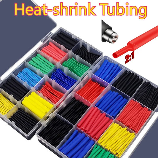 Heat-shrink Tubing Thermoresistant Tube Heat Shrink Wrapping Kit Electrical Connection Wire Cable Insulation Sleeved Protecter