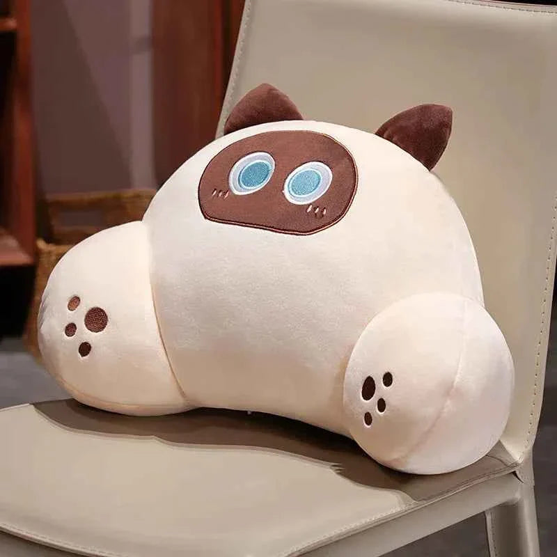 Thickened Cat Back Cushion Siamese Calico Cat Sofa Bed Home
