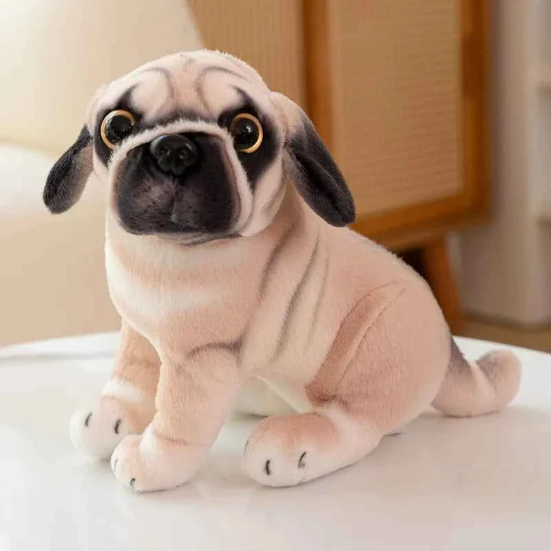 Kawaii Plush Dog Soft Toy (7.9 in) - Dalmatian/Bulldog/Chihuahua Stuffed Animal Gift