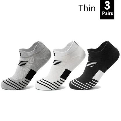 Cushioned Sports Compression Socks for Basketball and Running