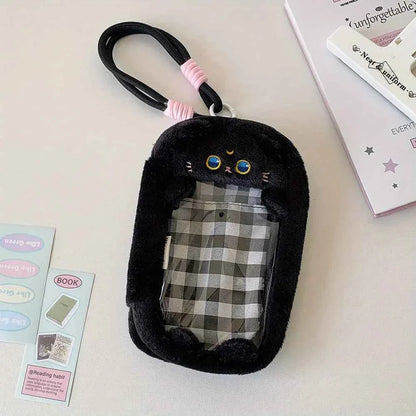 Cartoon Window Storage Bag Handle Walking Handbag Phone Bag