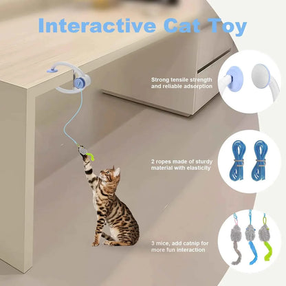 Electric Door Hanging Cat Toy – USB Rechargeable Interactive Teaser
