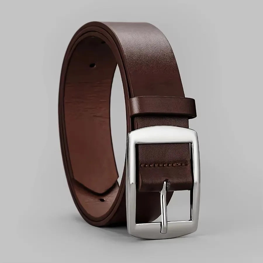 Fashion Luxury Belt for Men PU Leather Belt Metal Pin Buckle High Quality Brand Designer Waist Strap Belt For Jeans Women's Belt