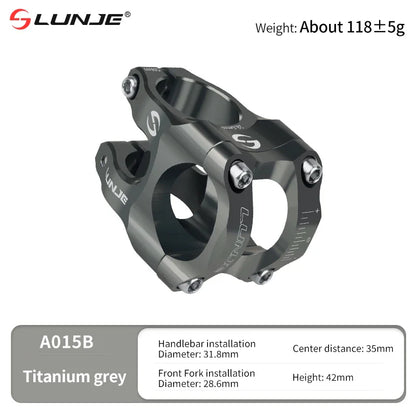 MTB Road Bike Stem CNC Mountain Bicycle Bridge Short Power 31.8mm High Strength Climbing Riser