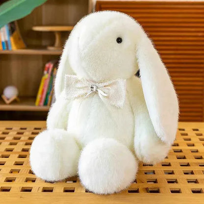 Kawaii Pink Rabbit Plush Toy (13.8 in) - Soft Stuffed Doll Pillow Cushion Gift