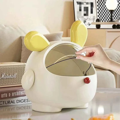Kawaii Korean Storage Rack Desktop Rabbit Storage Box Desk