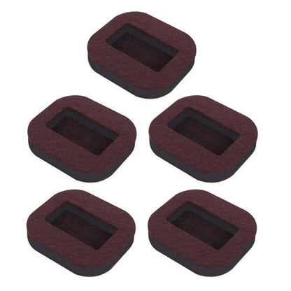 5pcs Office Chair Wheel Stopper Furniture Parts Caster Cup Prevents Scratches Wood Floor Carpet for Roller Feet Anti-slip Mat