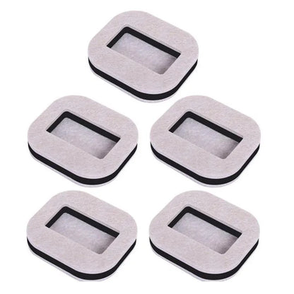 5pcs Office Chair Wheel Stopper Furniture Parts Caster Cup Prevents Scratches Wood Floor Carpet for Roller Feet Anti-slip Mat