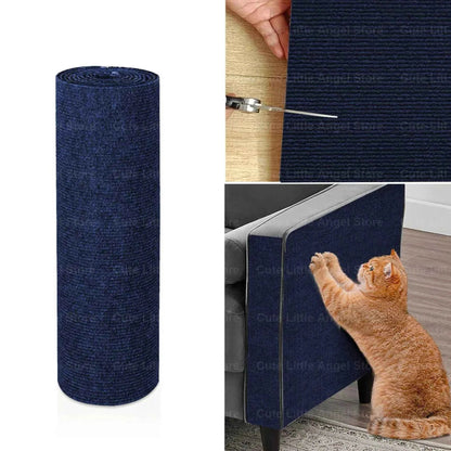 Cat Scratcher Sofa Protector 40x300cm – Self-Adhesive Trimmable Scratch Mat for Furniture Protection