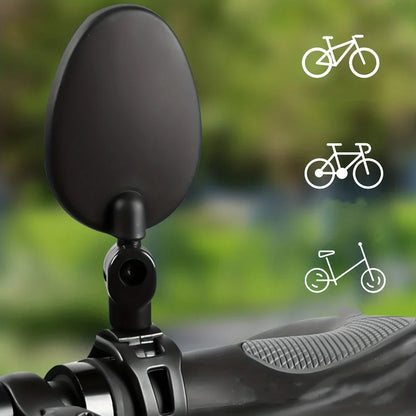 1/2PCS Bicycle Rearview Mirror 360 Degree Adjustable Rotatable Universal Cycling Handlebar Rear View Mirrors for MTB Road Bike