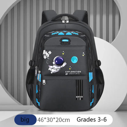 Kids Astronaut Backpack Waterproof School Bag for Boys