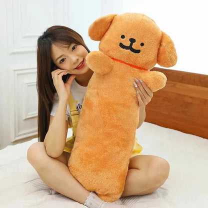 Kawaii Long Dog Doll Pillow (23.6-39.4 in) - Office/Sleeping Cushion Comfort Gift