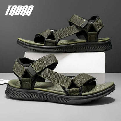 TQBQQ Men's Sandals Lightweight Non-Slip Quick Dry Beach Walking Travel Outdoor Water Friendly Cushioned EVA Shoes