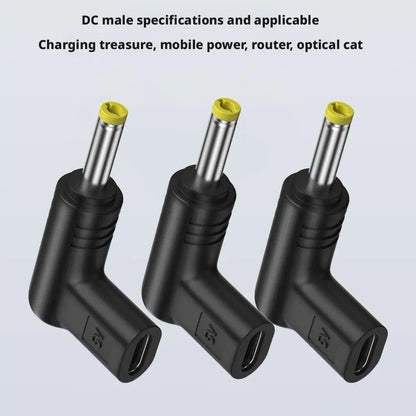 TypeC PD to DC Power Connector Universal 5V 9V 12V Type C to DC Jack Plug Charging Adapter Converter for Router Tablet Mini Fans