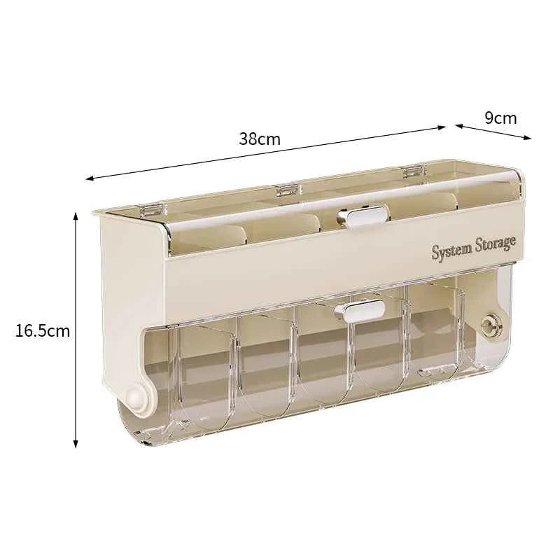 A double-layer cute hair accessory storage box girl hair