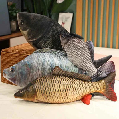 Giant Funny Carp Fish Plush Pillow (11.8-39.4 in) - Soft Simulation Sleep Cushion Gift