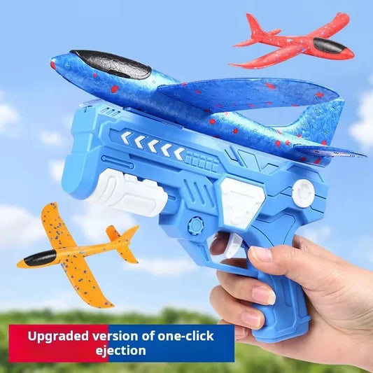 Aviones de juguete de espuma con eyección para niños Interacción entre padres e hijos Avión de espuma para exteriores