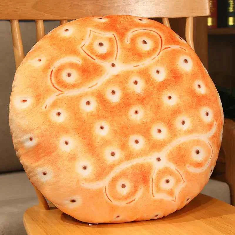 45cm (17.7") Cookie Plush Pillow – Cute Biscuit Cushion Soft Funny Sofa & Bed Decor Toy