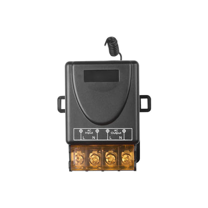 433Mhz Wireless Remote Control Switch AC 110V 220V 10A Relay 1CH Receiver Controller and 2botton RF 433 Mhz Transmitter