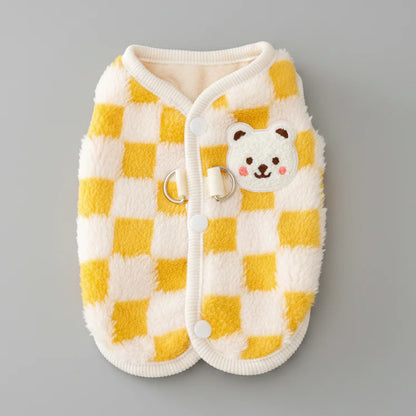Warm Hairless Cat Sweater Vest – Soft Cardigan for Sphynx Cats