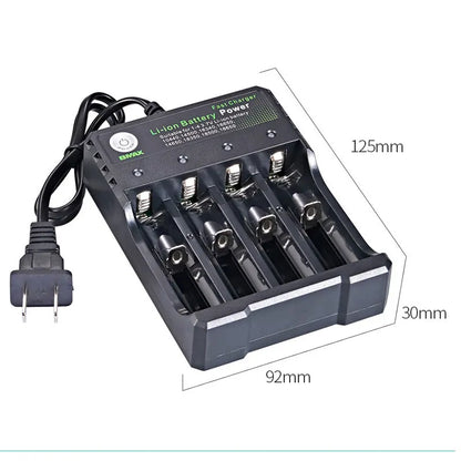 18650 Li-ion Battery Charger 4 Slots AC 110V 220V EU/US Dual For 18650 Charging 3.7V 4.2V Rechargeable Charge for 18500