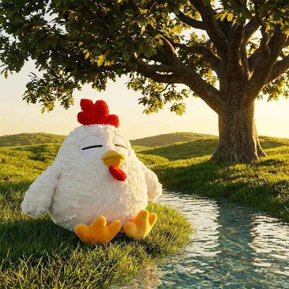 Silly Chicken Plush Toys Cute Farmyard Animal