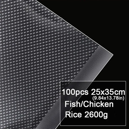 100pcs Food Vacuum Sealer Bags for Sous Vide Food Saver Kitchen Storage Bag BPA-Free Vacuum Packaging Bags Kitchen Tool