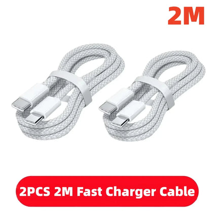 1-10PCS USB C Cable to USB C 100W Fast Charging Charger Cable Supports Fast Charging For iPhone 16 17 Samsung Xiaomi Huawei etc